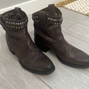 Frye boots studded